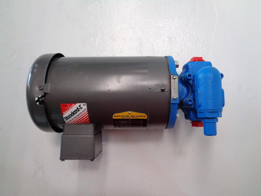 Viking 1" NPT Rotary Gear Pump GG475 with 1.5 HP Motor